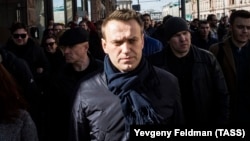 Алексей Навальный на Тверской улице в Москве, 26 марта 2017 года