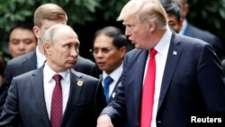 Владимир Путин и Дональд Трамп, архивное фото