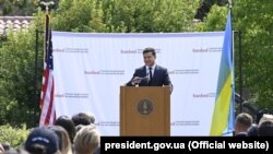 У Каліфорнії президент України Володимир Зеленський виступив перед студентами і викладачами Стенфордського університету