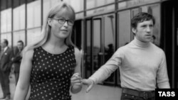 Москва. Владимир Высоцкий и Марина Влади. Июль 1968