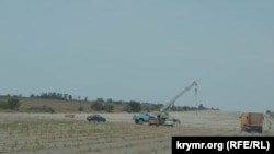 В Крыму разбирают взлетную полосу Багеровского аэродрома