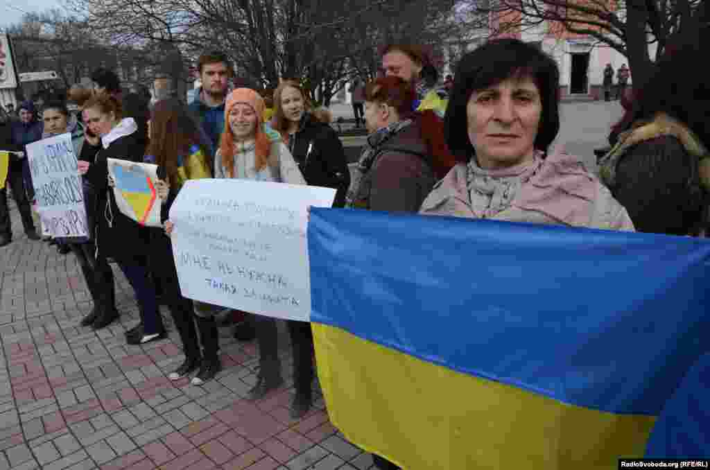 Бахчисарай, 8 марта 2014 года. 