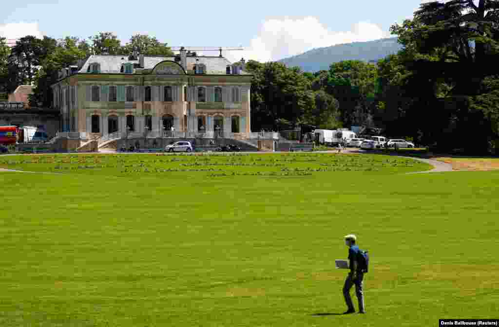 The Villa La Grange photographed on June 11. The villa was completed in 1773. 