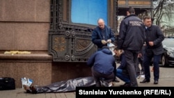 Месца забойства Дзяніса Вараненкава