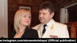 Глава Клинского района Московской области Алена Сокольская с мужем, прокурором Тульской области Александром Козловым. Фото из аккаунта Сокольской в Instagram