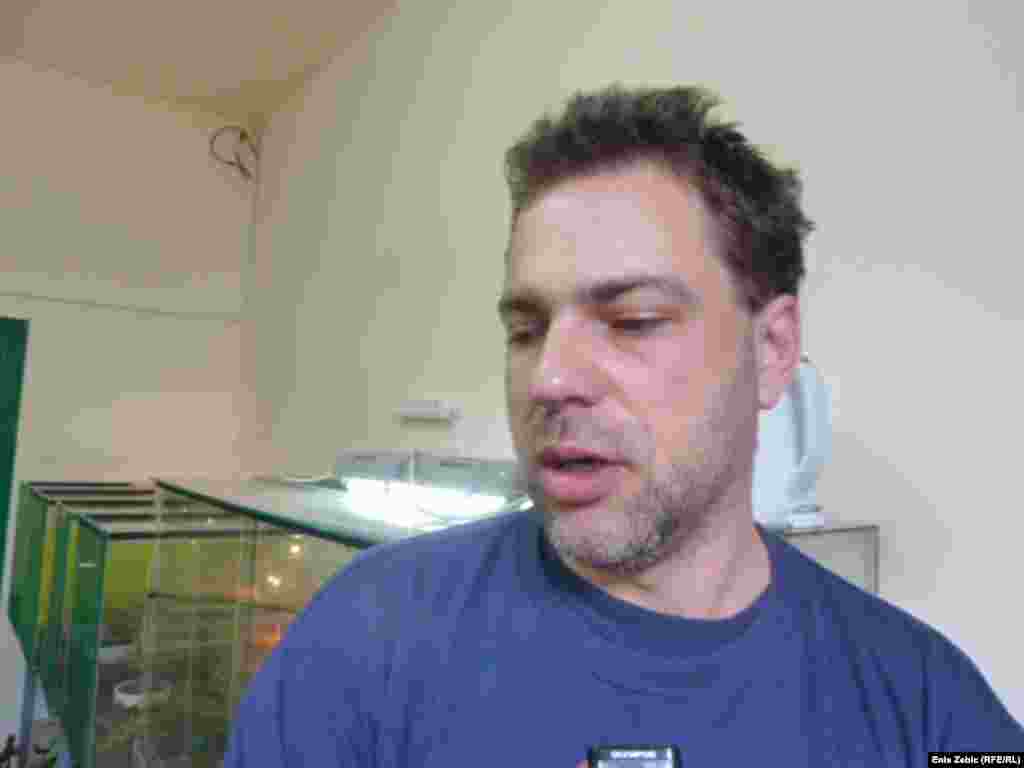 Ivan Cizelj, the fish, amphibian, and reptile curator at the Zagreb Zoo, says the creatures in his care are "kind of a hot item."