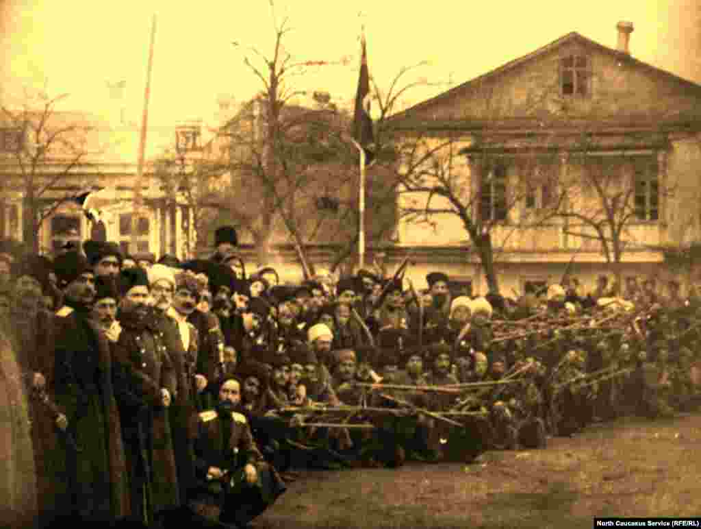 Фотография Темир-хан-шуры (Буйнакска) сделанная в 1917 году. 