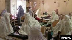 Most women in Bannu wear an all-encompassing burqa when leaving the house.