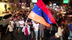Armenians March In Support Of Armed Group Armenians March In Support Of Armed Group