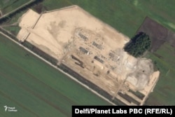 A Planet Labs image from August 13 shows the northern sector of the site.