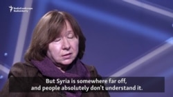 Nobel Prize Laureate Alexievich Baffled By Putin's Actions In Syria Nobel Prize Laureate Alexievich Baffled By Putin's Actions In Syria