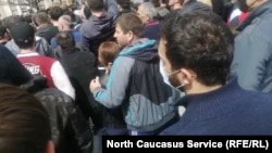 Митинг во Владикавказе, 20 апреля, Северная Осетия