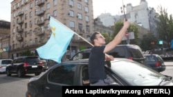 Автопробег, приуроченный к 75-й годовщине геноцида крымскотатарского народа, Киев, Украина. 18 мая 2019 года