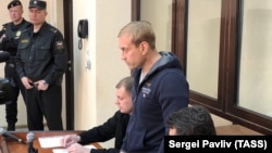 Андрей Филонов в суде Симферополя, 4 апреля 2019 год