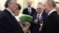Александр Проханов и Владимир Путин на церемонии вручения государственных наград в Кремле, 12 июня 2025 года