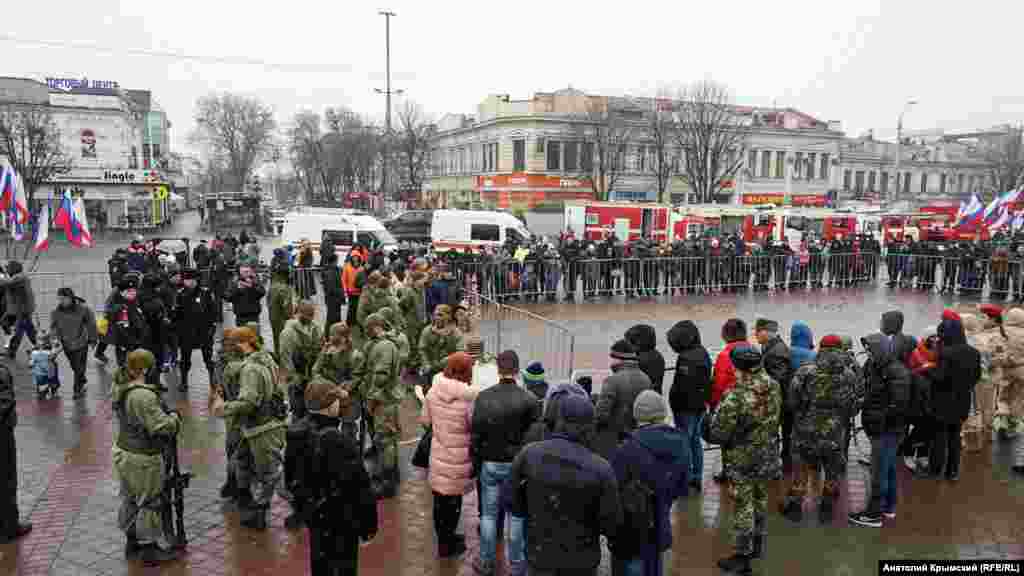 Площадка для «показухи» разведчиков готова