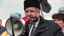 Годовщина «гражданской блокады» Крыма на Чонгаре (видео) Годовщина «гражданской блокады» Крыма на Чонгаре (видео)