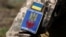 UKRAINE – Chevron of a Ukrainian serviceman at the positions of the Armed Forces in Luhansk region, April 26, 2022
