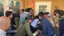 Protesters Smash Windows, Set Fire To U.S. Embassy Compound In Baghdad Protesters Smash Windows, Set Fire To U.S. Embassy Compound In Baghdad