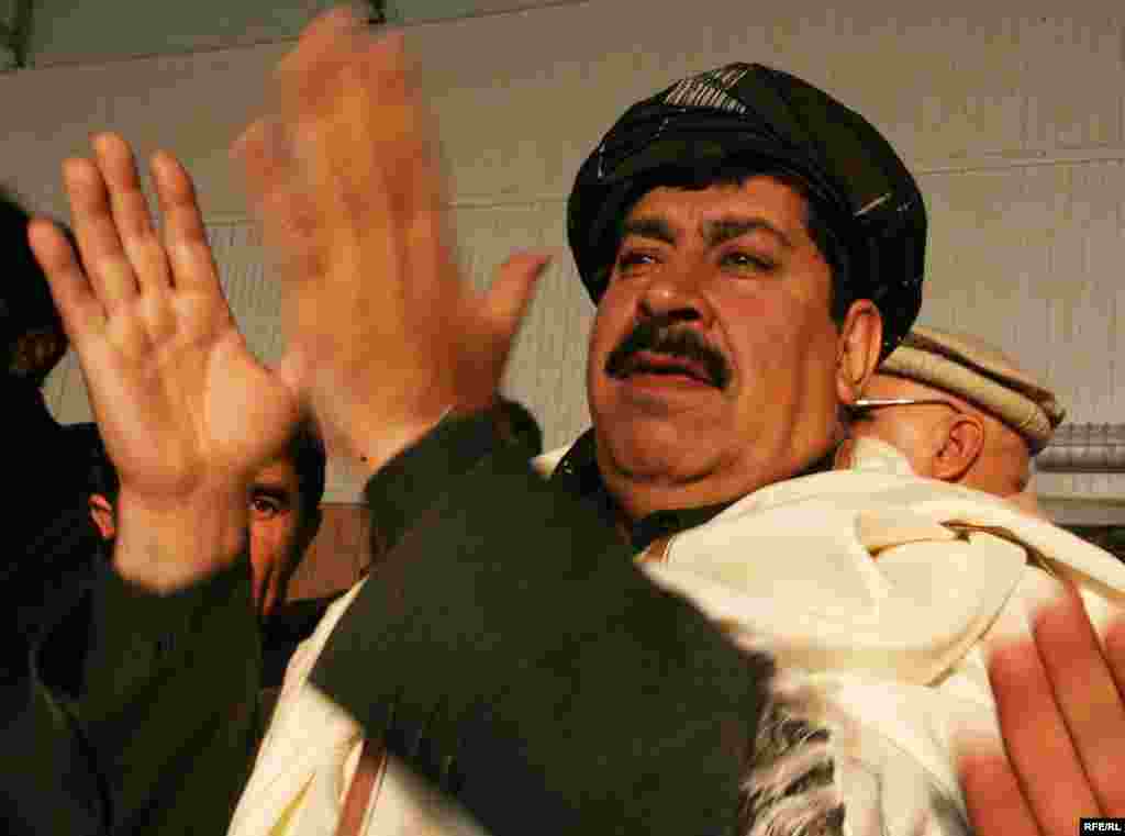 Gul Agha Shirzai Pashtun   Vice-presidential running mates: Sayed Hossain Alemi Balkhi (Hazara) and Mohammad Hashem Zare (ethnic Uzbek)   Shirzai (born in 1955) is a former governor of both the Kandahar and Nangarhar provinces. His nickname is "The Bulldozer," reflecting his hard-hitting style and reputation for getting things done.   During his time as governor of Nangarhar, the former warlord was praised for completing a series of daunting infrastructure projects in record time, eradicating opium production, and curbing militant activity in the province.   But his record was tarnished by concerns from the international community that he was using his position of power to accumulate personal wealth. He is accused by his opponents of intimidation and extortion.