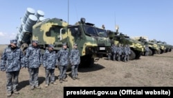 Во время испытания новейшего украинского комплекса крылатых ракет «Нептун». Полигон в Одесской области, 5 апреля 2019 года