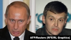 Россия. Владимир Путин и Александр Литвиненко.