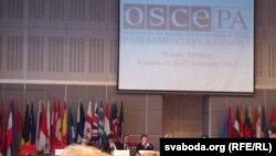 Беларуская дэлегацыя на пасяджэньні АБСЭ, архіўнае фота 2013 году