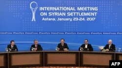 Предыдущий раунд переговоров по Сирии в Астане, 24 января 2017 г.