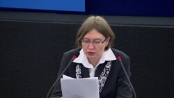 Виступ Наталії Каплан у Європарламенті Виступ Наталії Каплан у Європарламенті