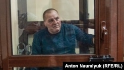 Крымскотатарский активист Эдем Бекиров на суде в Симферополе, архивное фото
