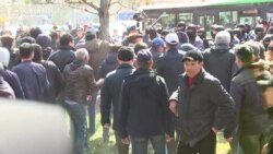Kazakh Police Beat Protesters Amid Calls For Boycott Of Presidential Vote Kazakh Police Beat Protesters Amid Calls For Boycott Of Presidential Vote