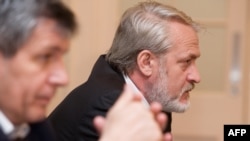 Akhmed Zakayev and Dukvakha Abdurakhmanov meeting in central London
