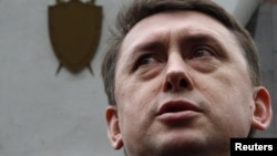 Mykola Melnychenko, the former bodyguard of Ukrainian ex-President Leonid Kuchma.