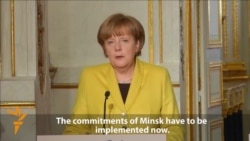 Merkel, Hollande Call For Ukraine Cease-Fire To Be Observed Merkel, Hollande Call For Ukraine Cease-Fire To Be Observed