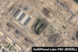 A Planet Labs image from August 13 shows a partial view of the largest parcel at the site.