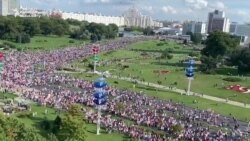 Tens Of Thousands March In Minsk Against Lukashenka Tens Of Thousands March In Minsk Against Lukashenka