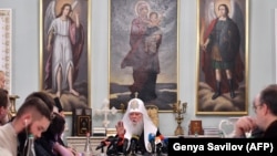 Пресс-конференция Филарета в Киеве