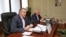Підконтрольний Росії глава Криму Сергій Аксьонов і ректор КФУ Сергій Донич. Архівне фото