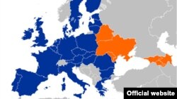 Мапа «Ўсходняга партнэрства»