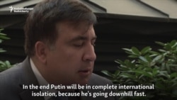Saakashvili Says People Rejecting Elites In Ukraine And Russia Saakashvili Says People Rejecting Elites In Ukraine And Russia