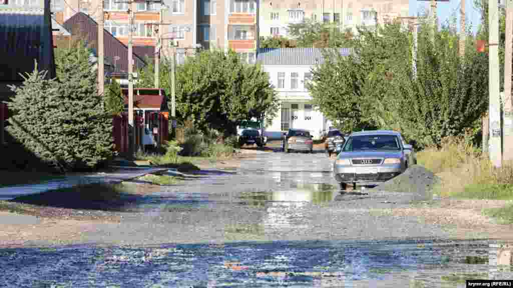 На улице Авдет в микрорайоне «Борчокърак-Фонтаны»