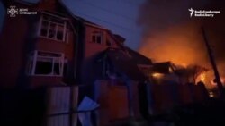Russian Air Strikes Hit Kyiv Overnight On May 25 Russian Air Strikes Hit Kyiv Overnight On May 25