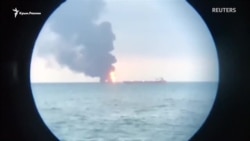 Біля берегів Криму горять два танкери, є жертви (відео) Біля берегів Криму горять два танкери, є жертви (відео)