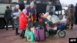 Беженцы из восточных районов Украины в Харькове. Январь 2013 года