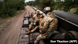 Украинские военные, иллюстрационное фото