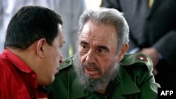 Куба. Фидель Кастро и Уго Чавес. Гавана, 03.02.2006