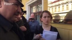 Protest Held In Kazan, Several Demonstrators Detained Protest Held In Kazan, Several Demonstrators Detained