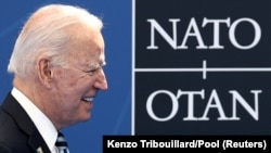 Президент США Джо Байден в штаб-квартире НАТО в Брюсселе