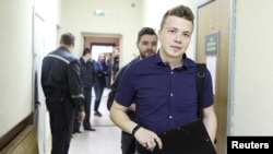 Белорусский оппозиционный журналист Роман Протасевич