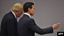Дональд Трамп и Энрике Пенья Ньето